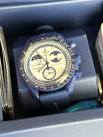 SWATCH X OMEGA MOONSWATCH MISSION TO EARTHPHASE MOONSHINE GOLD - Beaver MOON