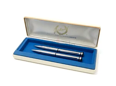 Garland Chrome Ballpoint Pen and Mechanical Pencil Set