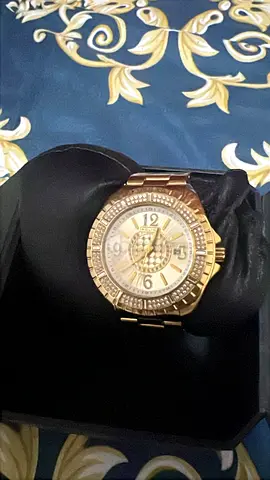 Police Elegant Gold Watch with Sparkling Accents - original