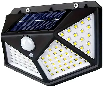 270 degree solar wall and street lights 4 pieces.