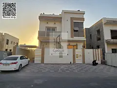 Modern villa with luxurious finishes on a main street Location: Ajman - Al Zahiyah area
