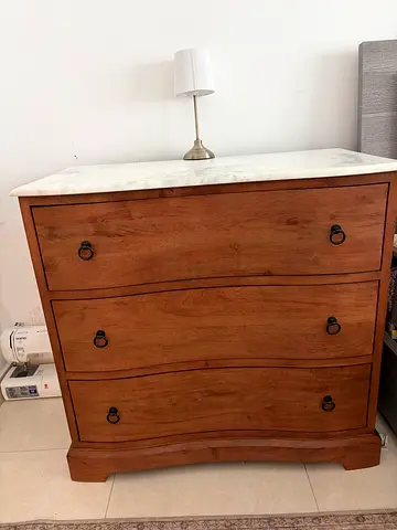 Dresser marble top pottery barn