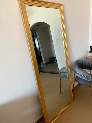 Golden Frame Floor Mirror
