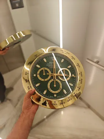 Wall clock Rolex luxury