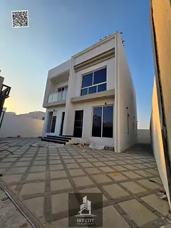 Excellent offer at a negotiable price: a luxury villa in Ajman, close to all amenities, freehold, op