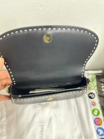 Chic Black Leather Crossbody Bag