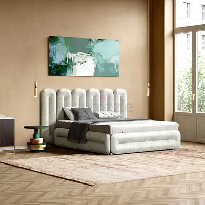 King size bed customizable with manual storage unique design