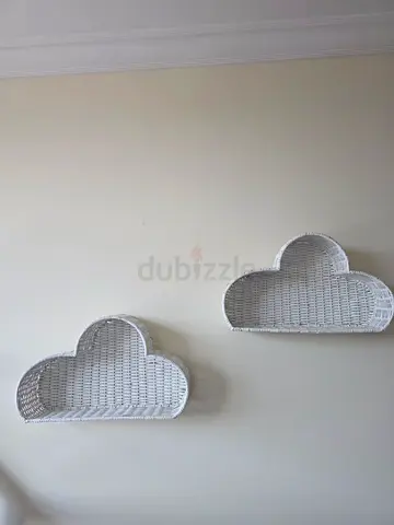Cloud wall shelves