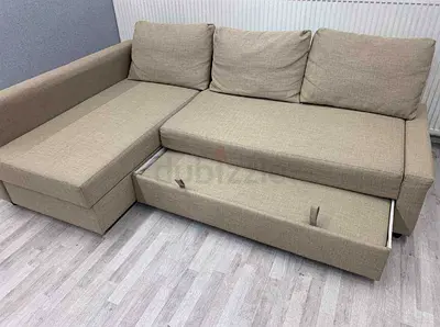L shape sofa bed with storage