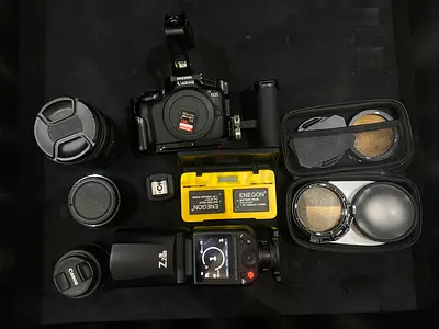 Canon R50 Kit | AD-E1 | Adapter included