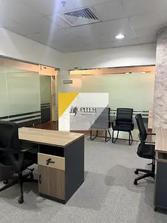 Fully Furnished Office for Lease | Business Bay | Ready to Move In | Chiller Free | High Speed Inter