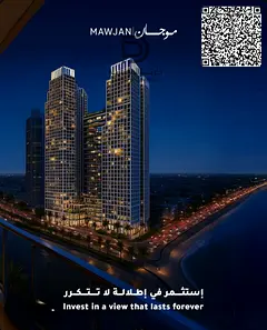 One-Bedroom Apartment with a Direct View of Ajman Corniche