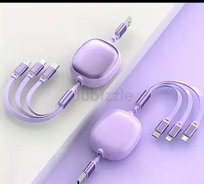 Colorful Retractable USB Charging Cable