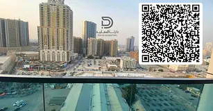 Luxury ready 1-bedroom apartment for sale in Gulfa Tower – Ajman | Modern layout with open Clock T