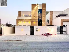 Villa with all registration and ownership fees included, ready to move in, in one of Ajman's mos