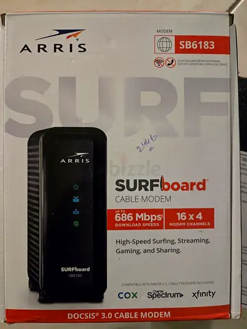 ARRIS SURFboard SB6183 Cable Modem - High-Speed Internet Access