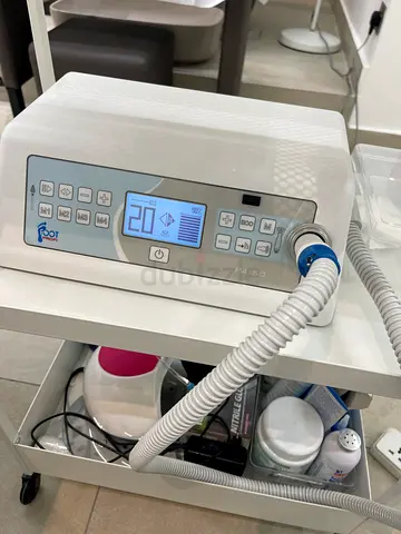 Professional pedicure machine RA50 by Unitronic, light gray, 50,000 RPM