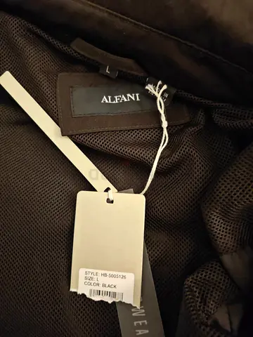Stylish Alfani Black Jacket with Tags
