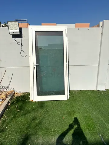 Aluminium double glass door 90cmX 200cm