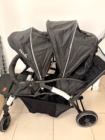 Moon Double Stroller - Perfect for Twins or Siblings