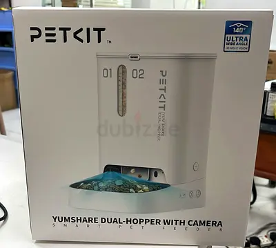 Petkit YumShare Gemini Camera AI-powered Automatic Feeder with Dual Hopper - 3L + 2L (5L)