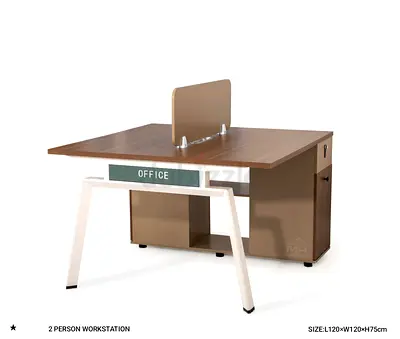 Modern 2-Person Office Workstation for Sale