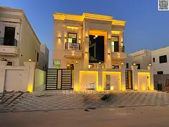A luxurious classic villa for sale in Al-Haliou 2 area, two floors and a roof, including registratio