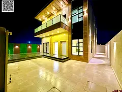 Villa with all registration and ownership fees included, ready to move in, in one of Ajman's mos