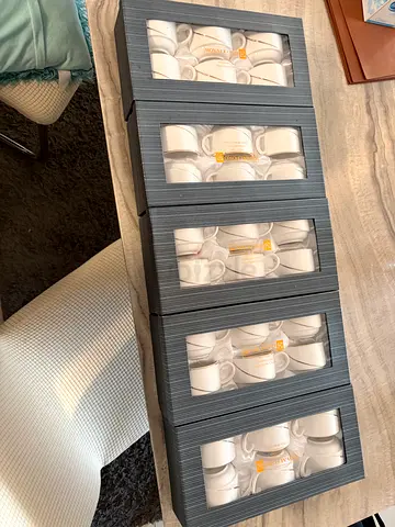 Limited Edition White China Tea Set(30) cups