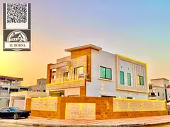 🏠 Corner villa for rent in Al Yasmin, Ajman - first occupancy - 5 master bedrooms, 2 living rooms