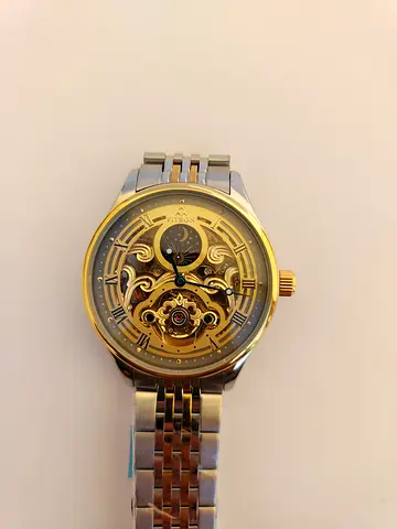Elegant Skeleton Mechanical Watch