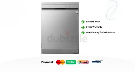 Dishwasher 3 Racks LG with Warranty