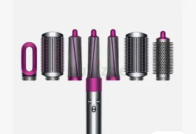 Dyson Airwrap complete Styler for long hair with tan case and Multiple Attachments