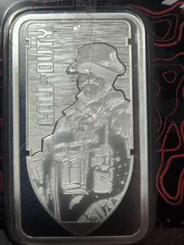 Limited Edition Call of Duty Silver Bar