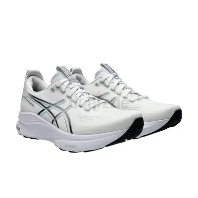 ASICS Mens Gel-Kayano 32 Running Shoes, White/Pure Silver