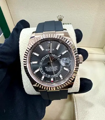 SC Rolex Sky Dweller Rhodium OysterFlex 1-1