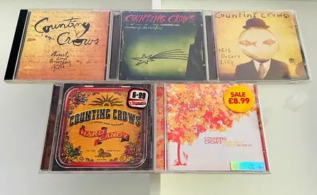5 Counting Crow$ Music CD’s