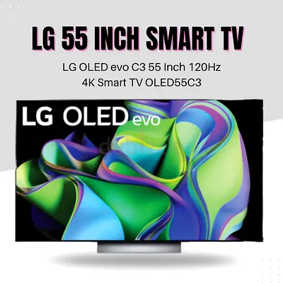 LG OLED evo C3 55 4K Smart TV | 120Hz | OLED55C3