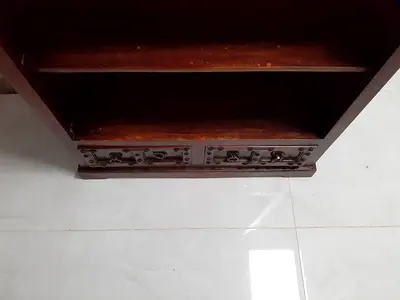 Solid Wood Vintage Bookshelf