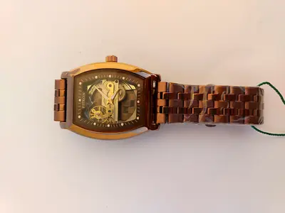 Fitron Stylish Automatic Mens Watch, Transparent