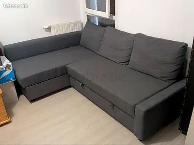 Comfortable Grey Corner Sofa with Storage