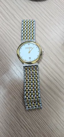 Juvial Stylish Gold and Silver Accented Watch