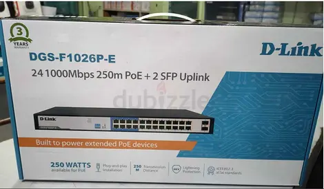 D-Link DGS-F1026P-E 24-Port Gigabit PoE switch