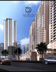 Bedroom Apartment for Sale – Ajman One, Phase 2 📍 Prime location with a direct view of Sharjah 