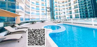 2BR Apartment with Full Open View of Ajman Creek | Free AC | Ready to Move In