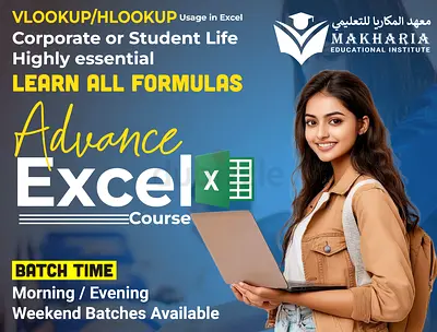 Advanced Excel Online Program UAE Call 0568723609