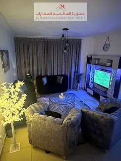 A fully furnished two-bedroom apartment in Al Taawun 1 for rent monthly