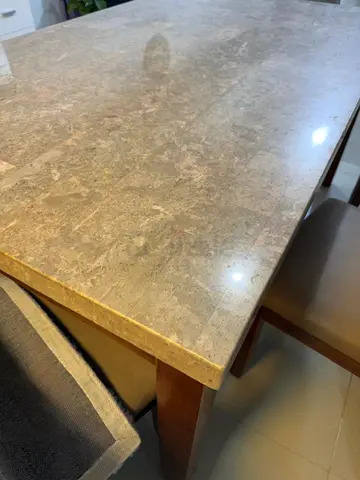 Elegant Marble Dining Table for Sale 6 Seater