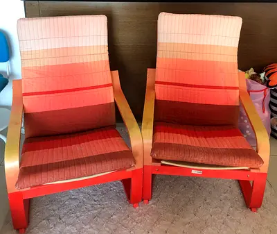 2x Ikea POANG lounge chair negotiable price