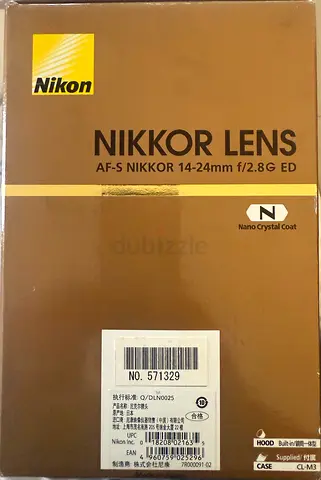 NIKKOR 14-24mm f/2.8 ED Lens for Nikon Cameras - Like New!